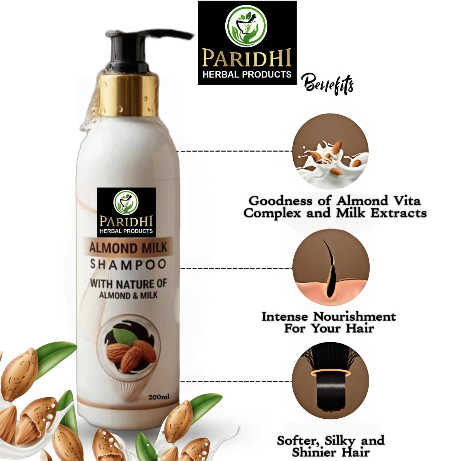 Almond - Milk Shampoo with Conditioner
